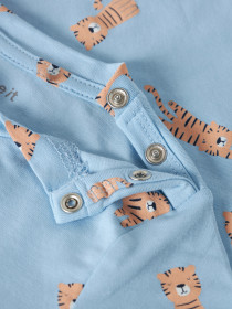 NAME IT T-shirt Vroels Airy Blue Tiger